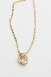 Swavorski crystal gold heart Necklace