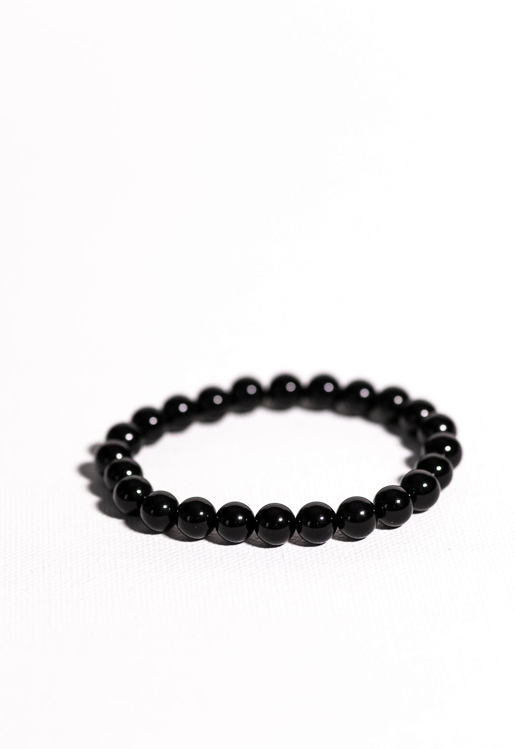 obsidian stone bracelet