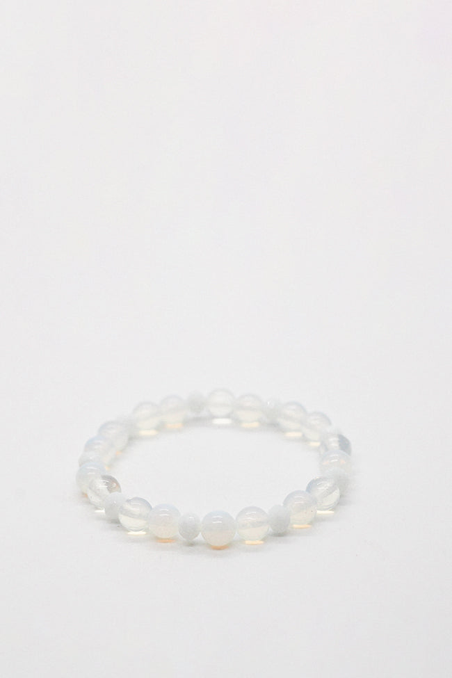 White Aurora Crystals Bracelet