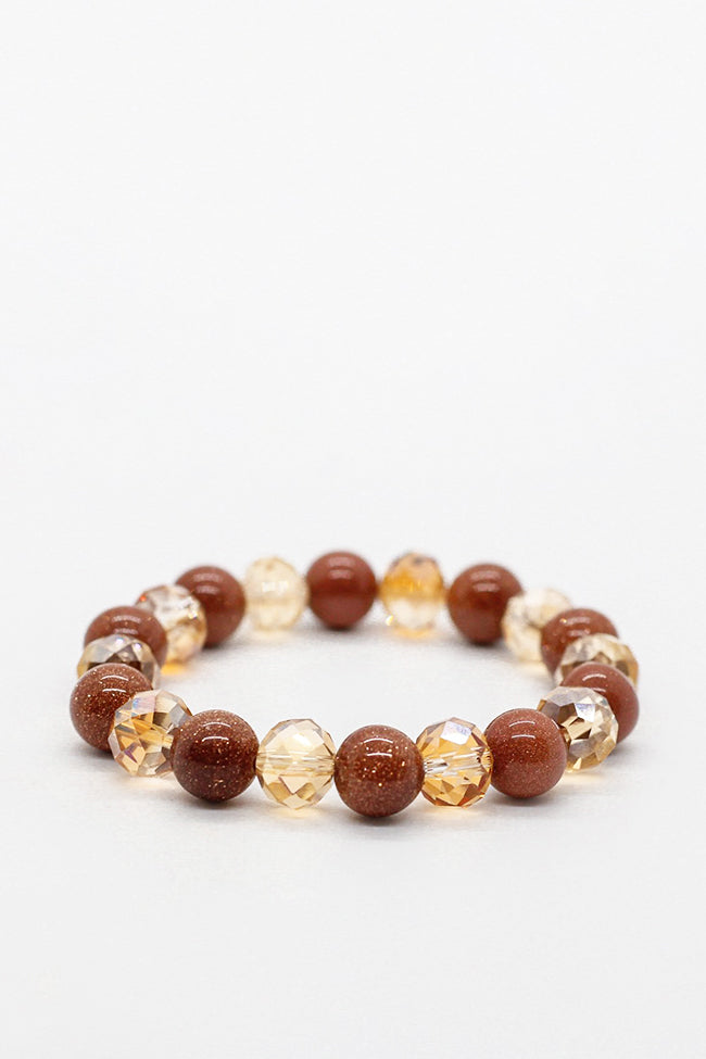 golden crystal sands bracelet